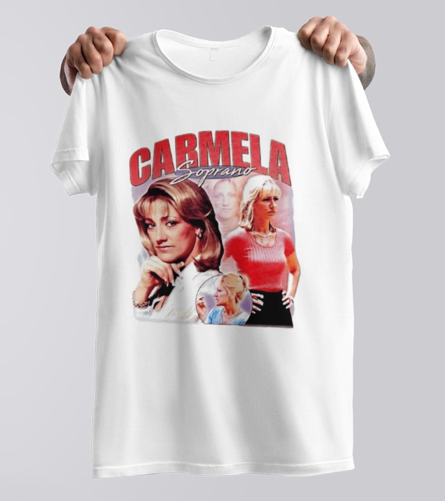 Carmela Soprano Character Collage T-Shirt