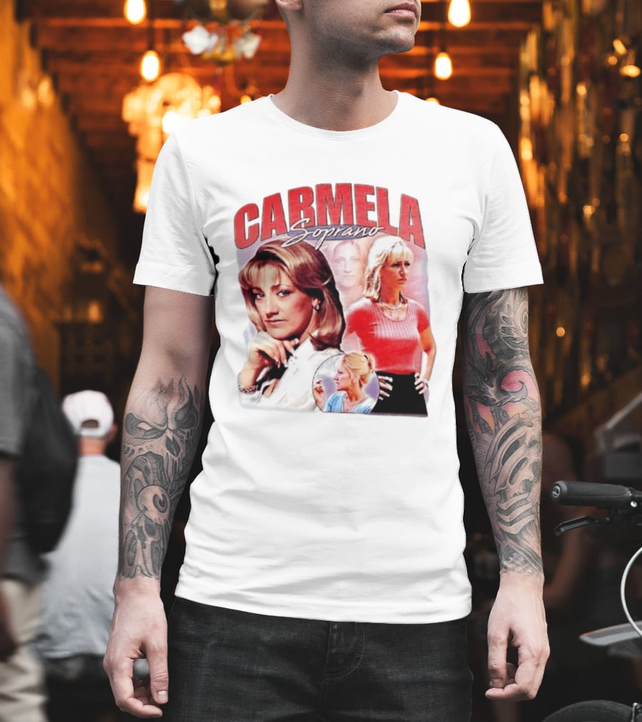 Carmela Soprano Character Collage T-Shirt