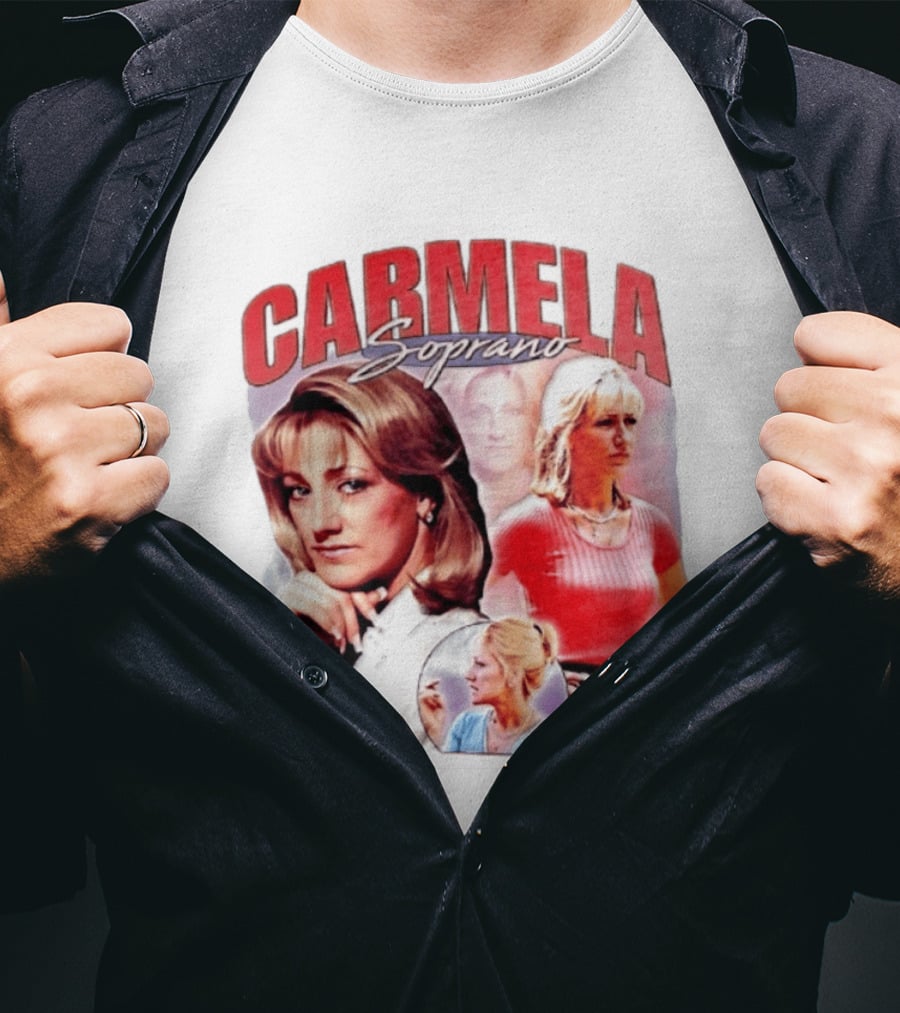 Carmela Soprano Character Collage T-Shirt