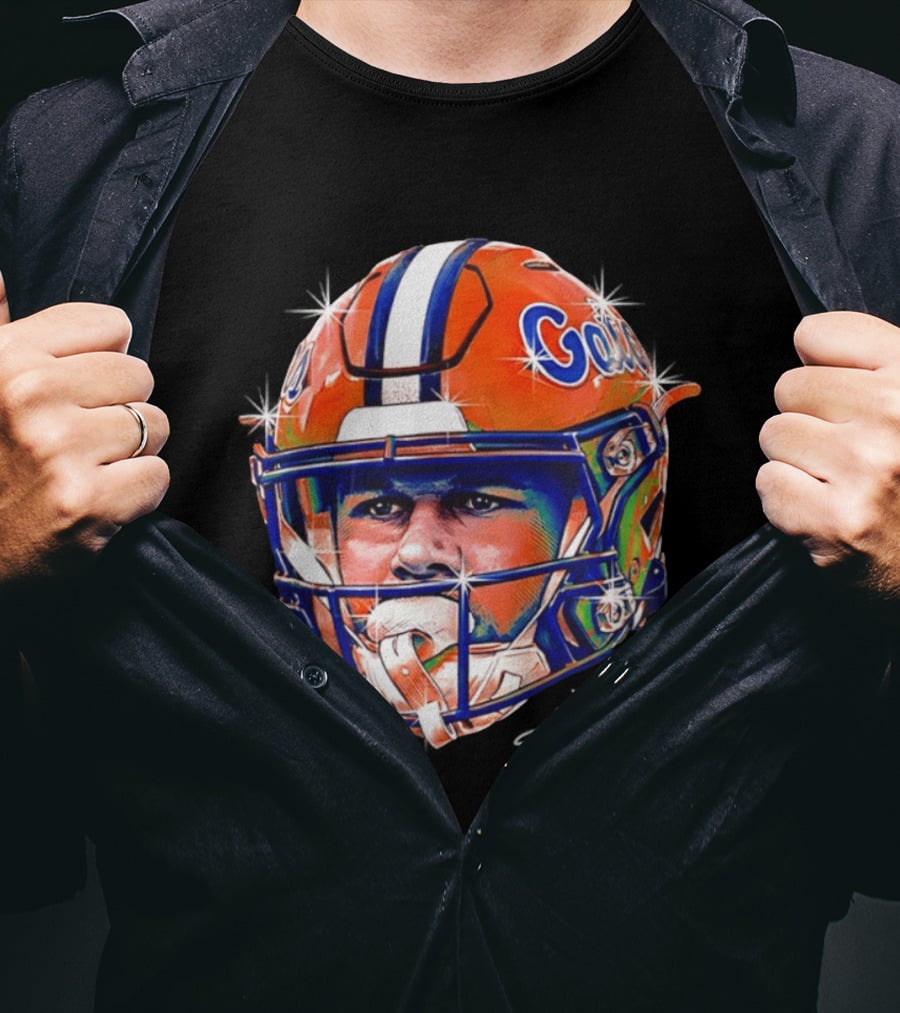 Florida Gators NCAA Football Helmet Swag Head T-Shirt