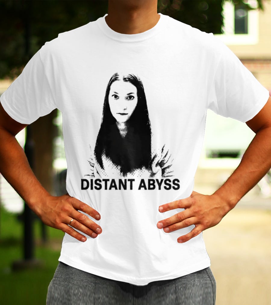 Distant Abyss Gothic Dark Aesthetic Minimalist T-Shirt