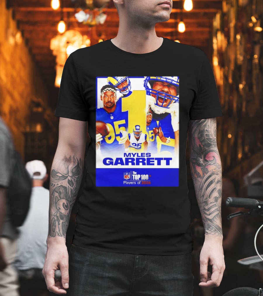 Myles Garrett Rams NFL Top 100 Players 2026 T-Shirt