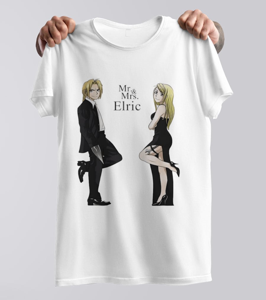 Edward Elric And Winry Rockbell Mr. And Mrs. Elric T-Shirt