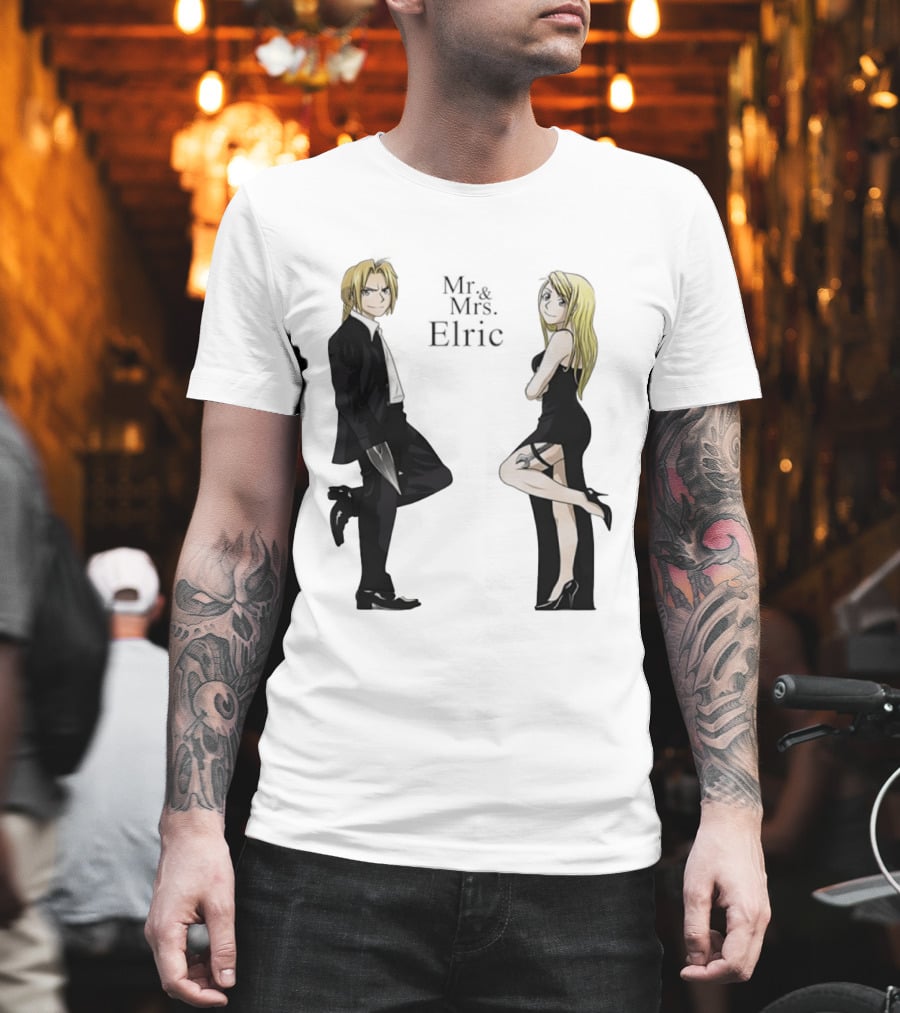 Edward Elric And Winry Rockbell Mr. And Mrs. Elric T-Shirt