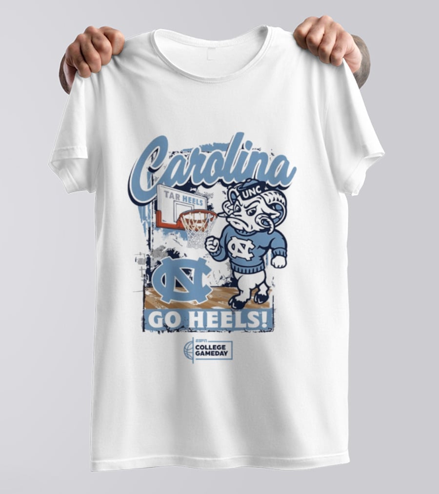Carolina Tar Heels UNC 2026 College GameDay Go Heels T-Shirt