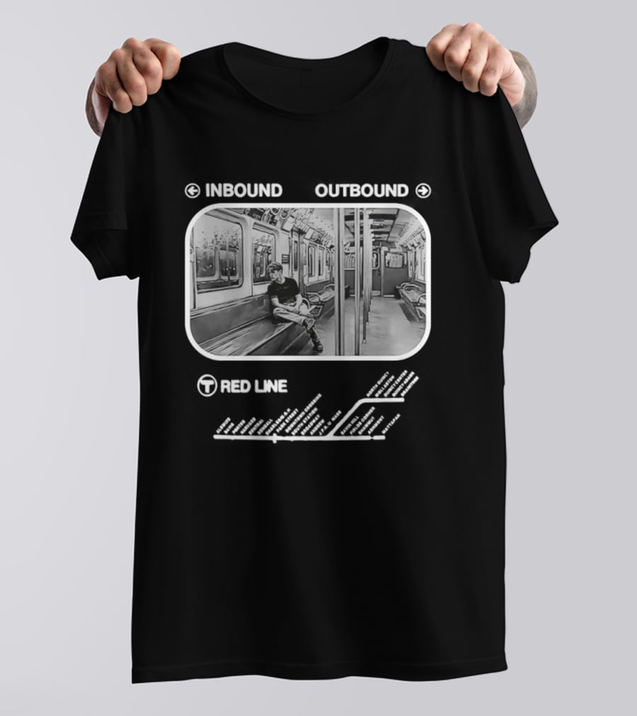 Simon And Garfunkel Hazy Shade Of Winter Subway Scene T-Shirt