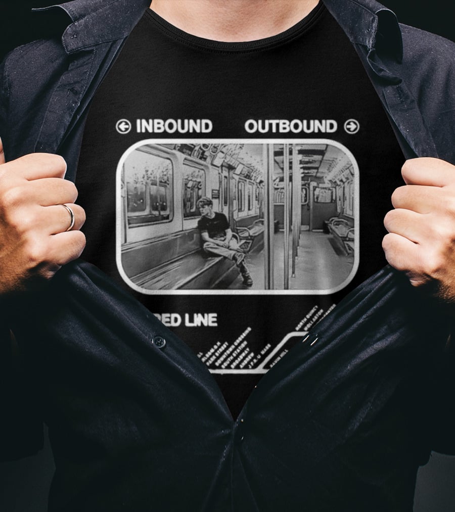 Simon And Garfunkel Hazy Shade Of Winter Subway Scene T-Shirt