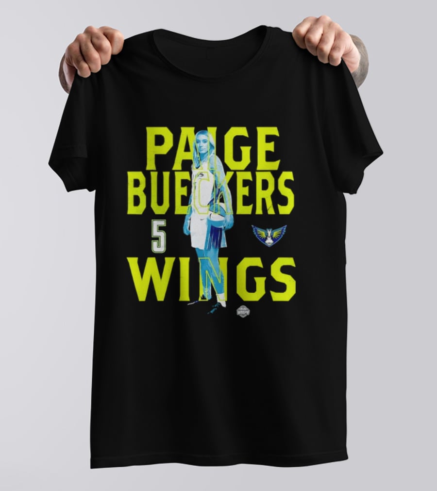 Paige Bueckers 5 Wings Player Stance T-Shirt