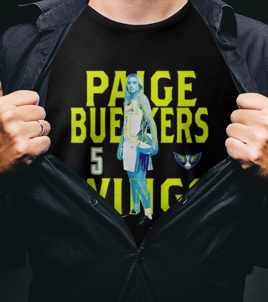 Paige Bueckers 5 Wings Player Stance T-Shirt