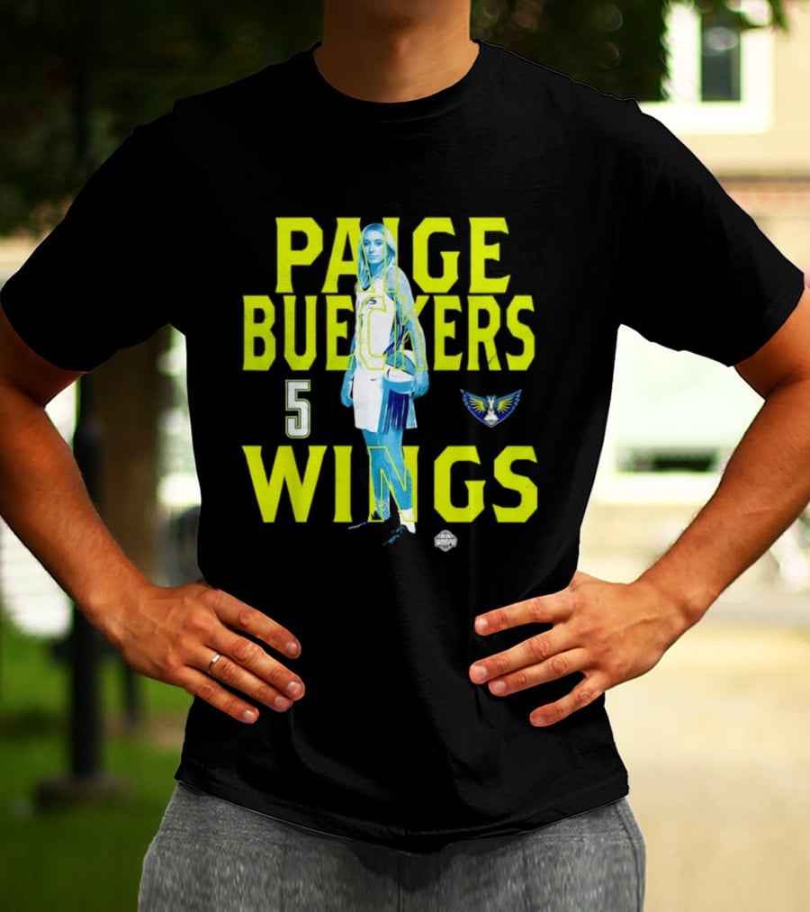 Paige Bueckers 5 Wings Player Stance T-Shirt