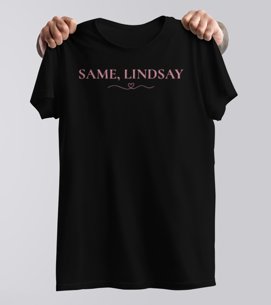SAME LINDSAY Heart T-Shirt