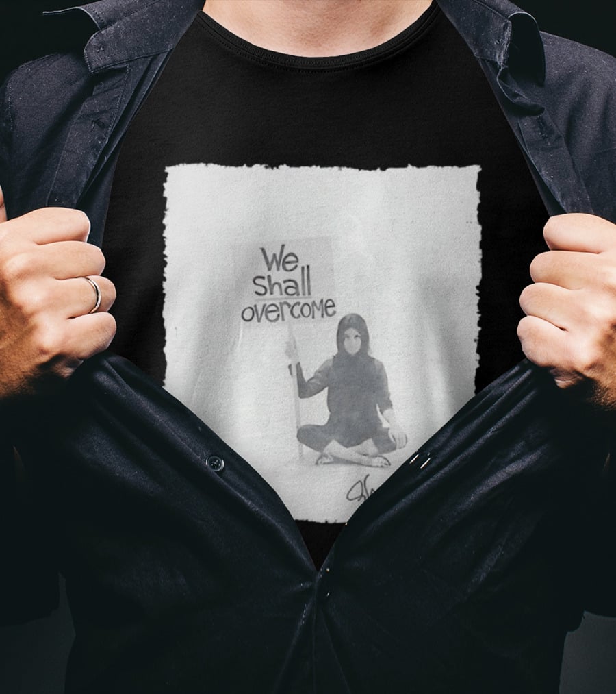 We Shall Overcome Gloria Steinem Sitting Woman T-Shirt