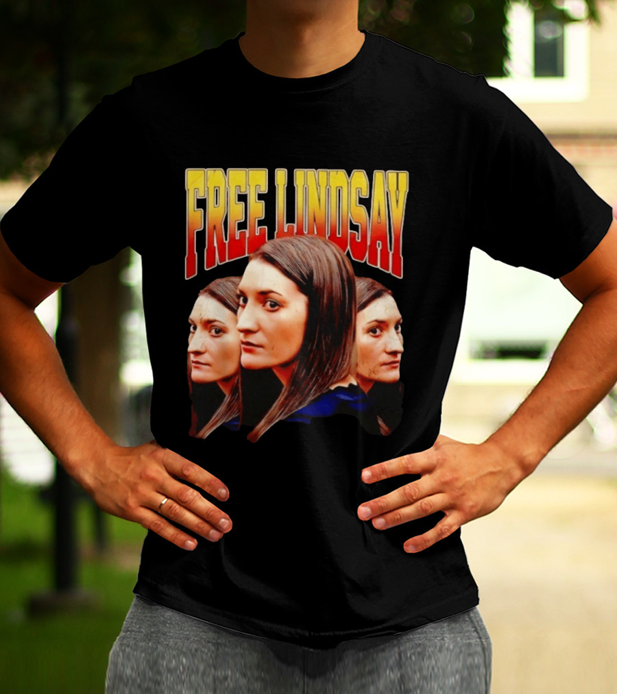 FREE LINDSAY Clancy Multiple Faces T-Shirt