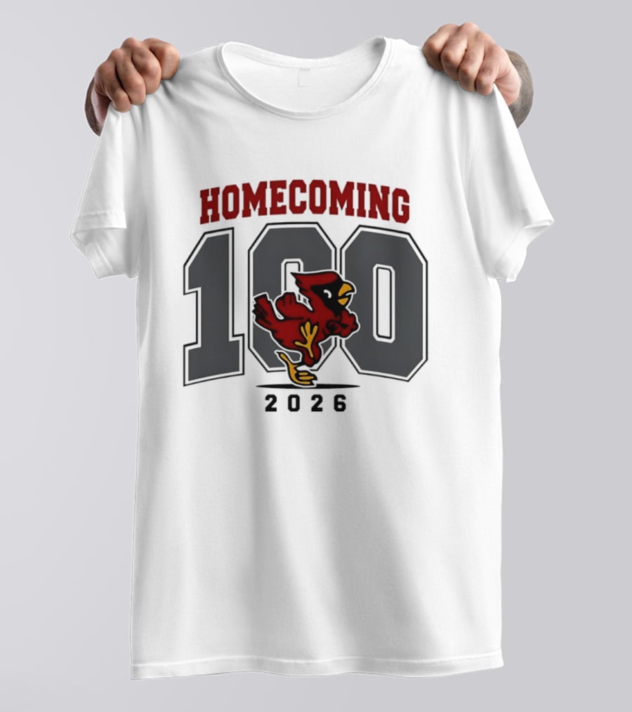 Ball State Cardinals Homecoming 100 2026 T-Shirt