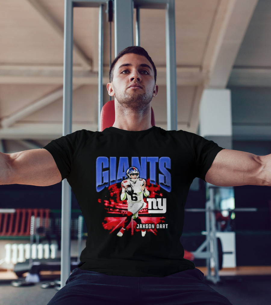 Jaxson Dart New York Giants Football Giants Ny T-Shirt