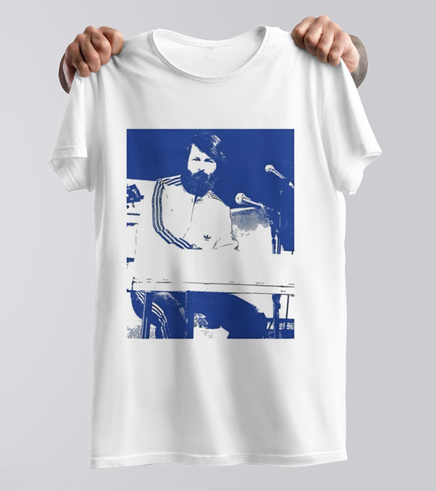 Brian Wilson Piano Microphone Live Performance T-Shirt