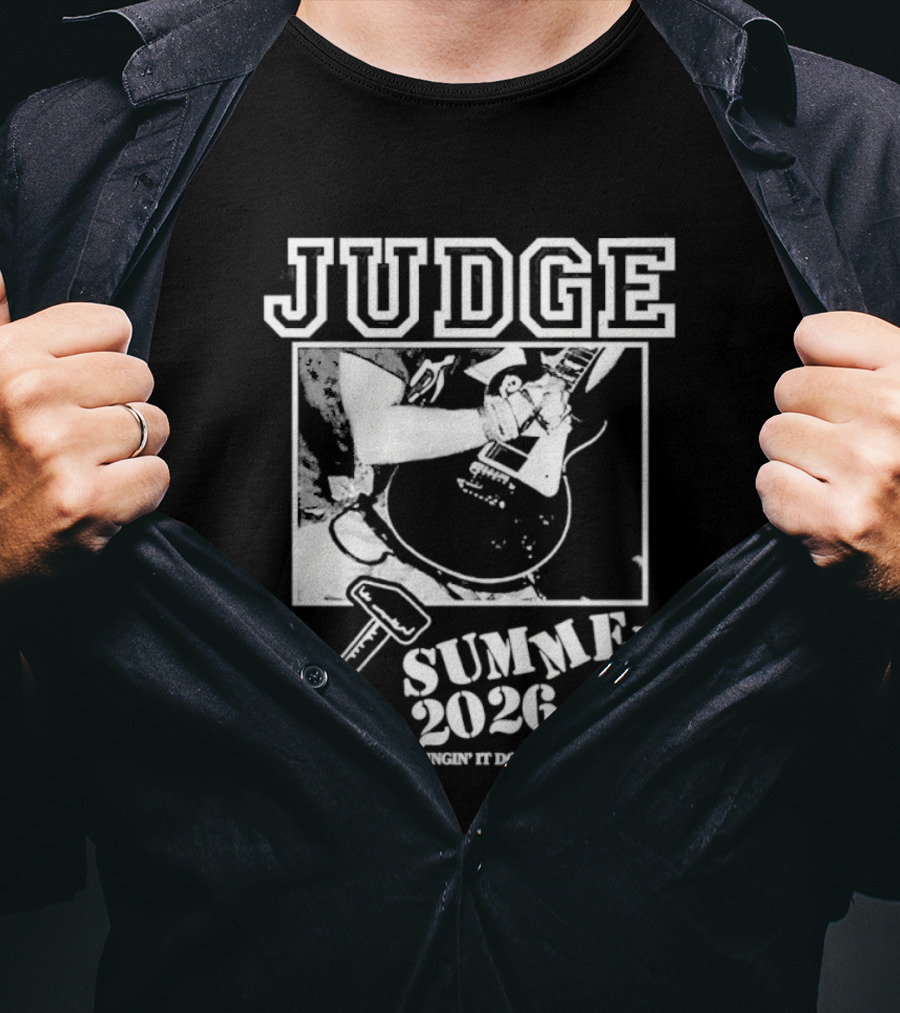 Judge Summer 2026 Tour Bringin' It Down Across Europe T-Shirt