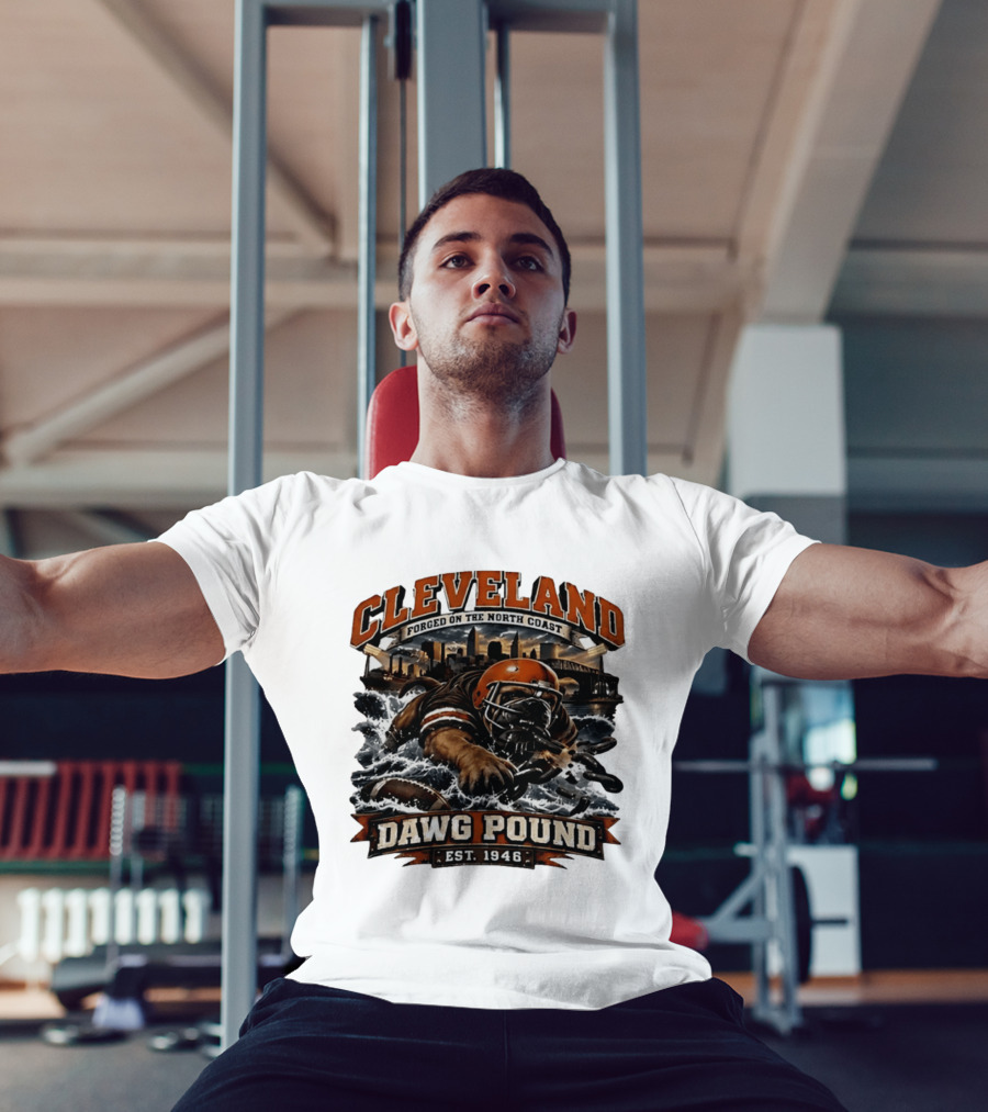 Cleveland Dawg Pound Forged On The North Coast Est 1946 T-Shirt