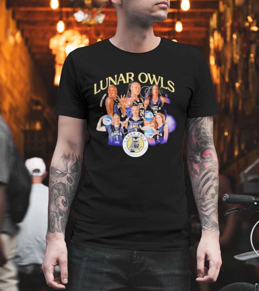 Lunar Owls Basketball Club Ally Team Players T-Shirt