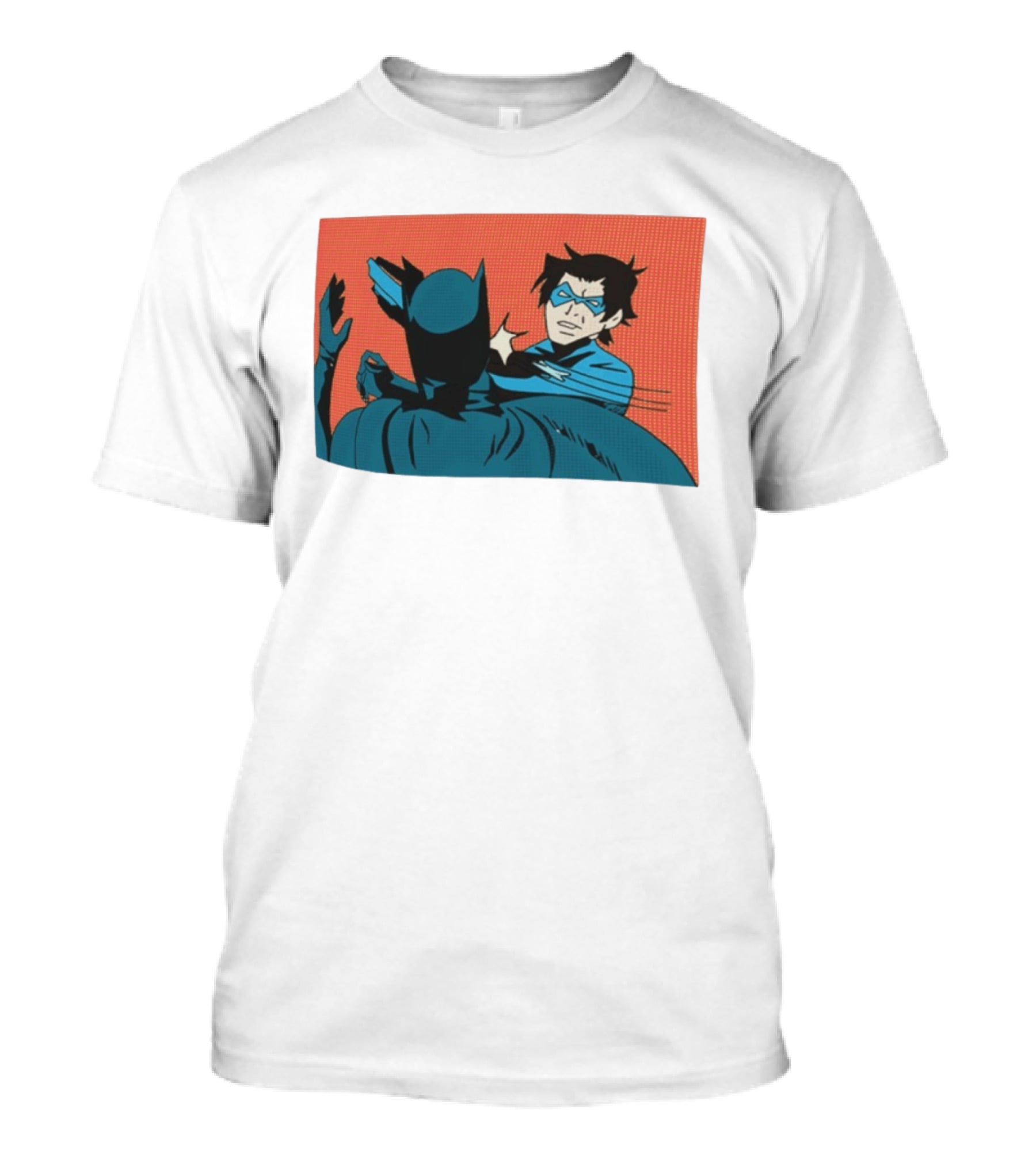 Nightwing Slaps Batman Dick Grayson Meme Comic Panel T-Shirt
