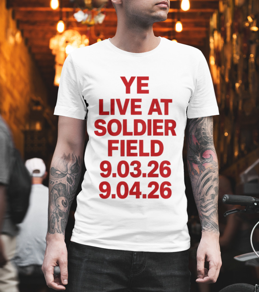 Ye Live At Soldier Field 9.03.26 9.04.26 T-Shirt