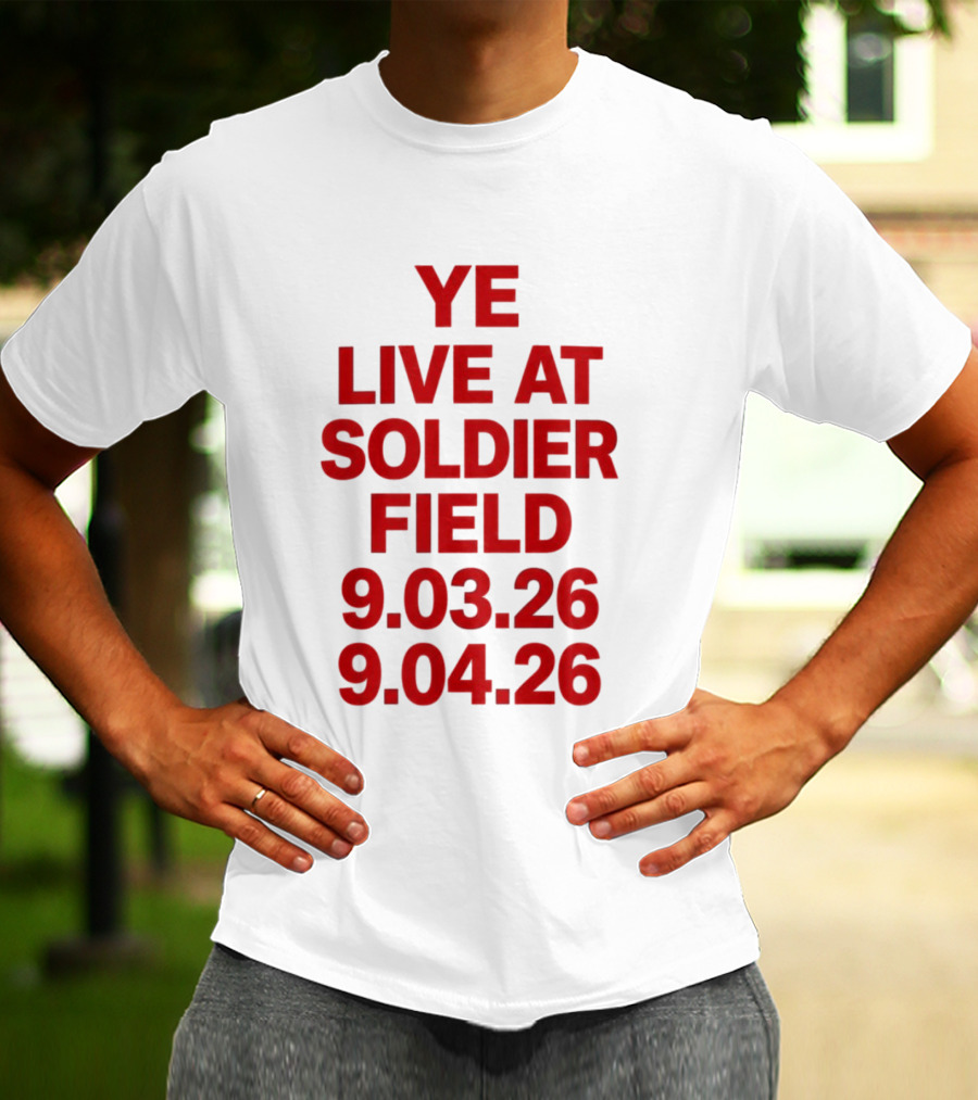 Ye Live At Soldier Field 9.03.26 9.04.26 T-Shirt