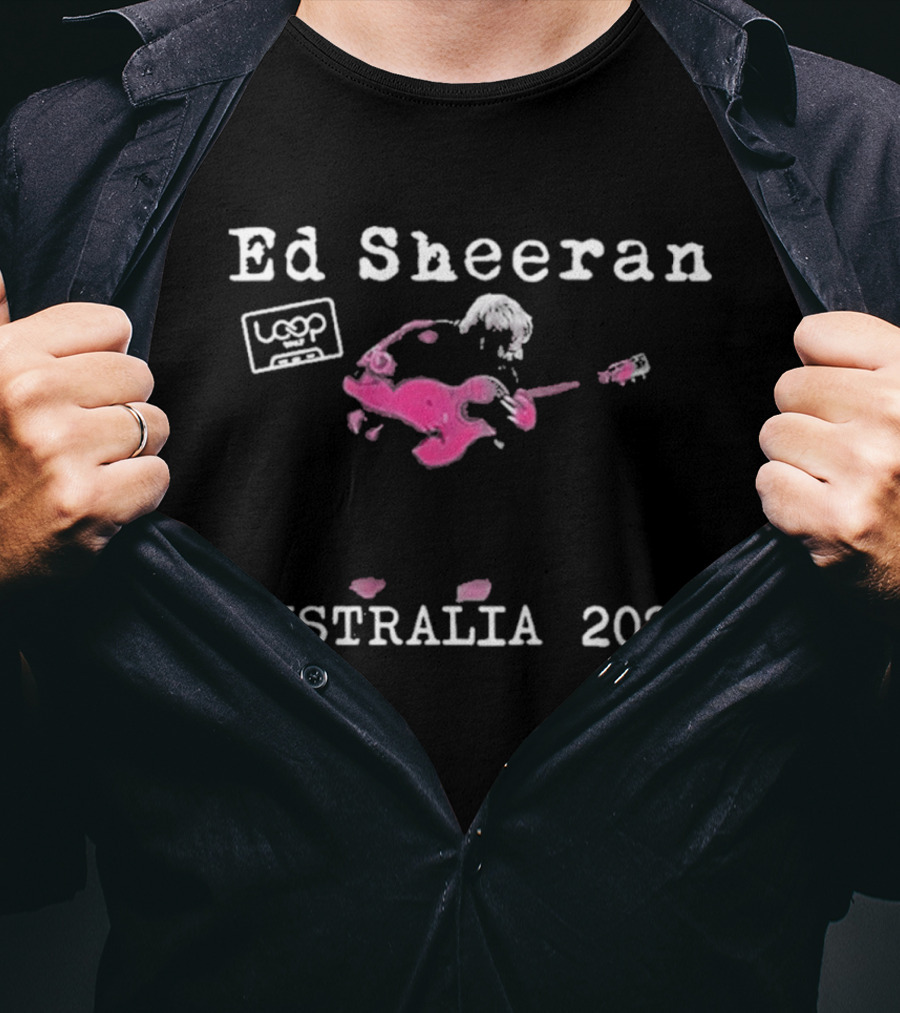 Ed Sheeran Loop Australia 2026 Tour T-Shirt