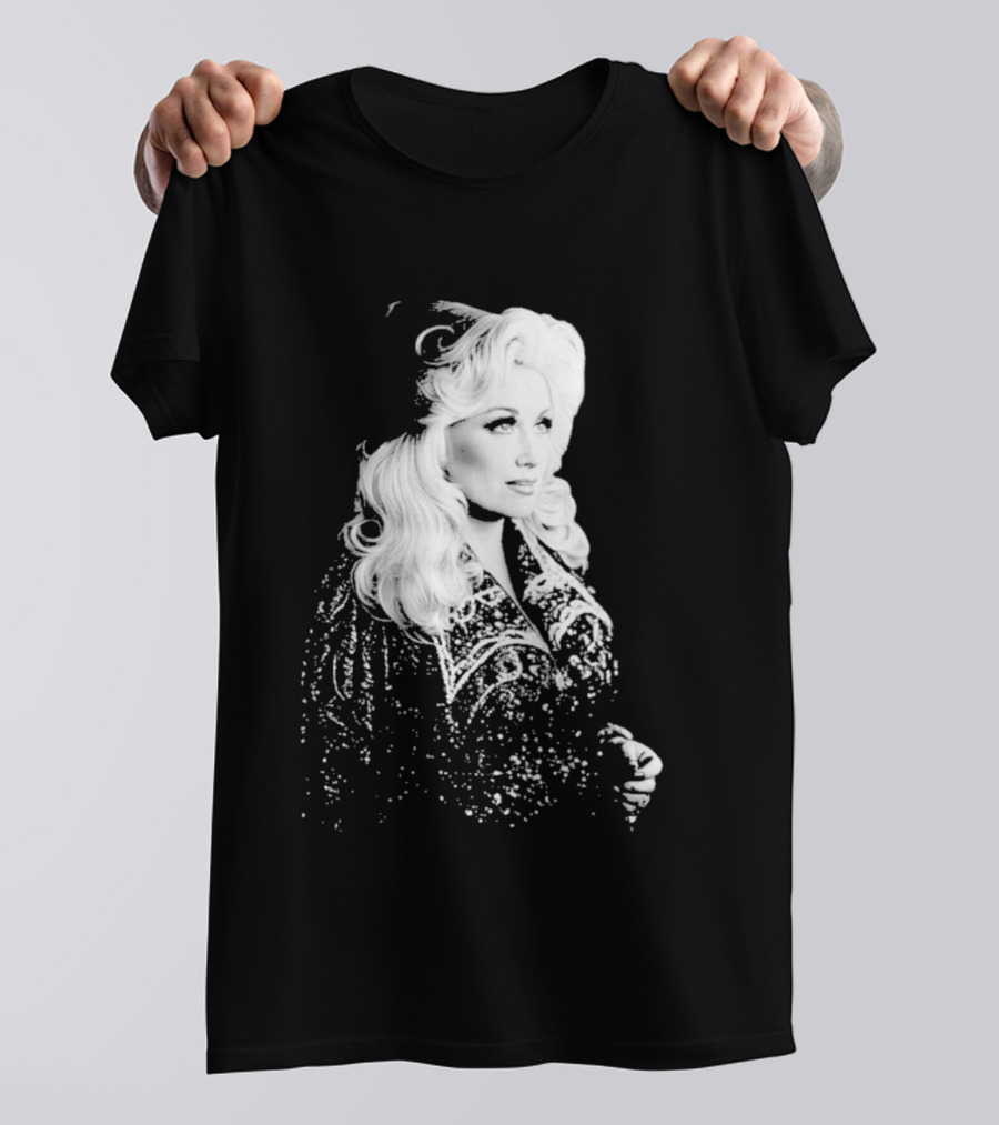 Glamorous Dolly Parton Vintage Style Image T-Shirt