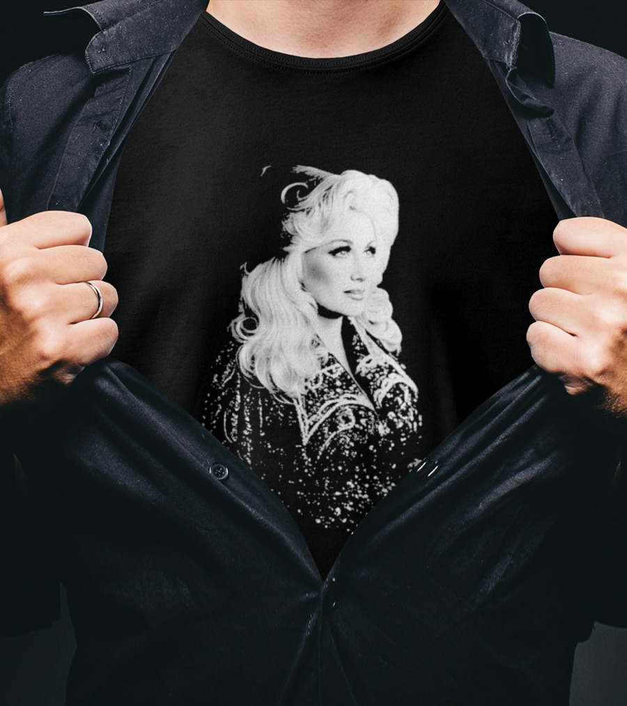 Glamorous Dolly Parton Vintage Style Image T-Shirt
