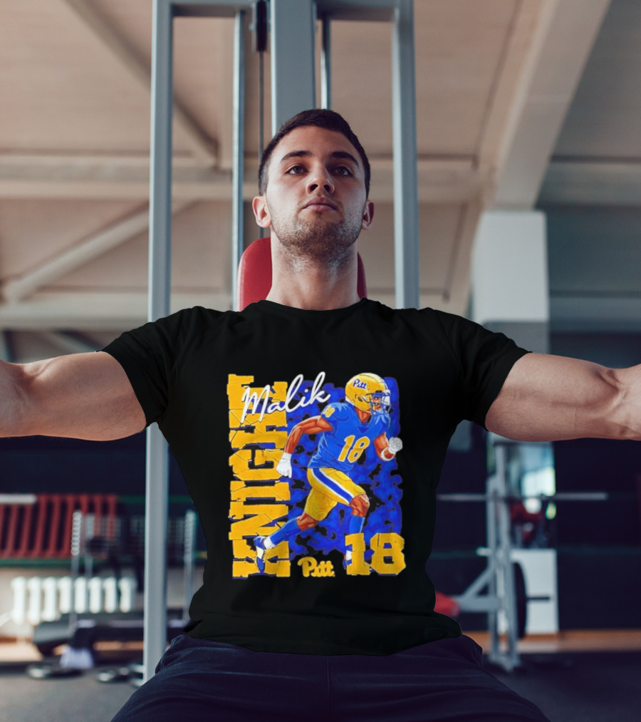 Malik Knight 18 Pitt Panthers Football Player T-Shirt