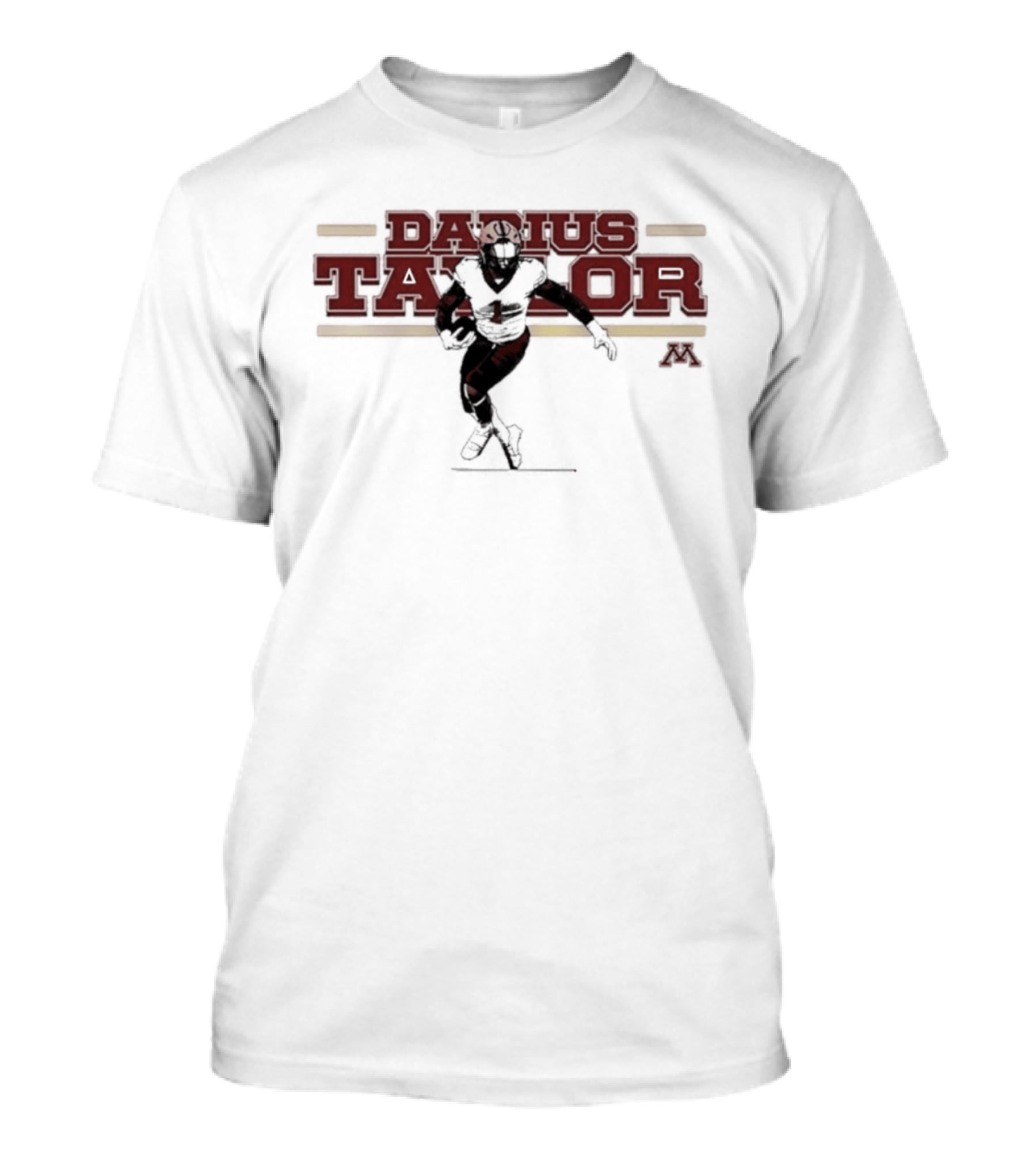 Darius Taylor Minnesota Golden Gophers Football Player Pose T-Shirt