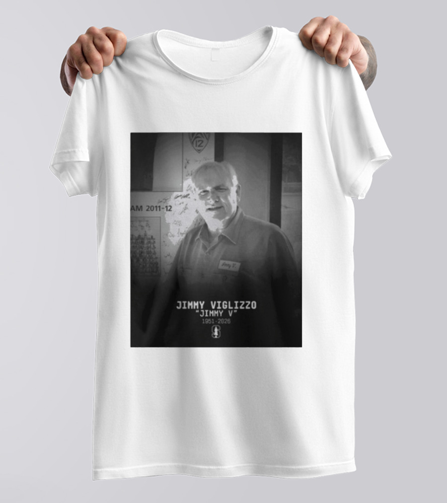 Jimmy Viglizzo "Jimmy V" 1951 2026 Commemoration Stanford Connection T-Shirt