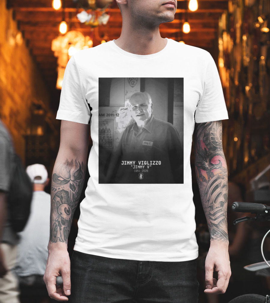 Jimmy Viglizzo "Jimmy V" 1951 2026 Commemoration Stanford Connection T-Shirt