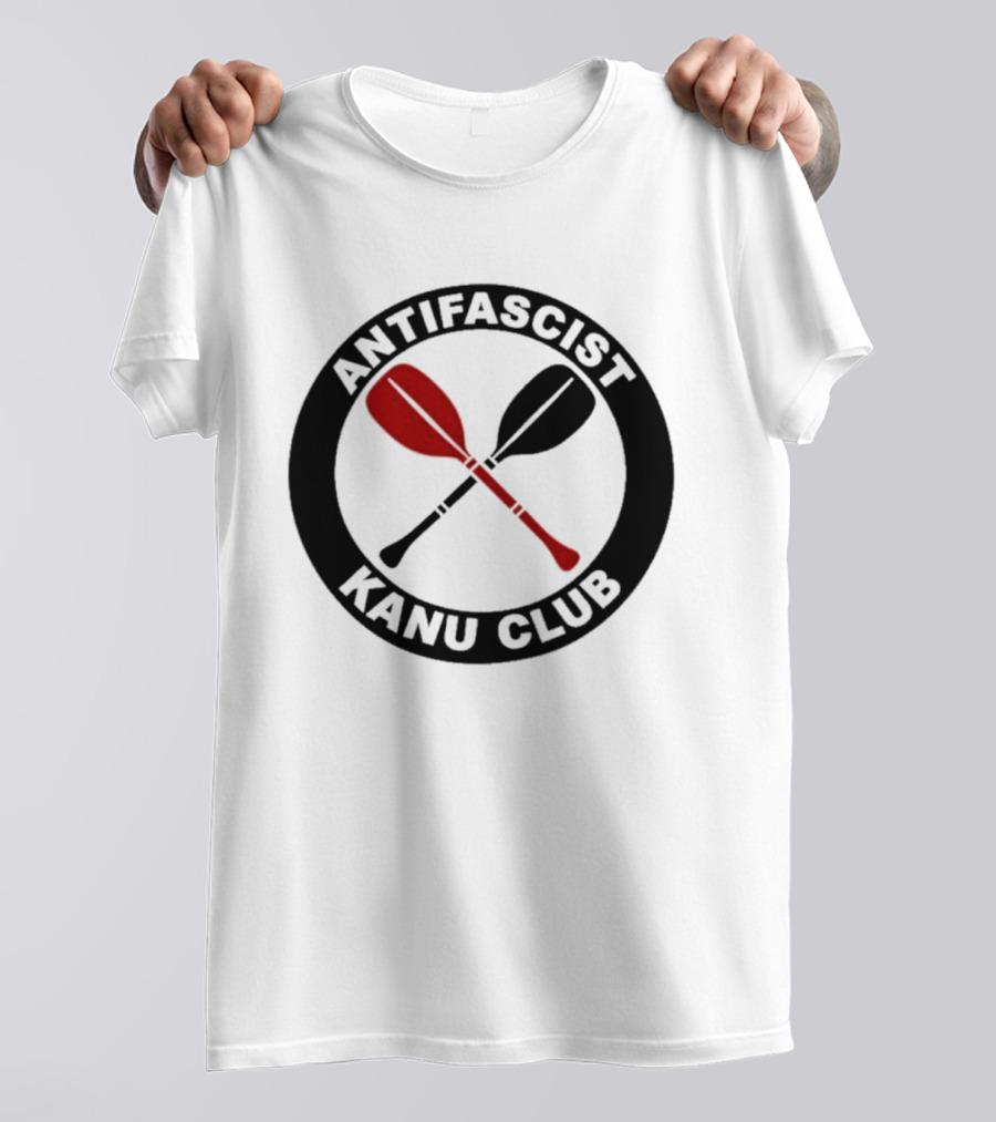 Antifascist Kanu Club Paddles T-Shirt