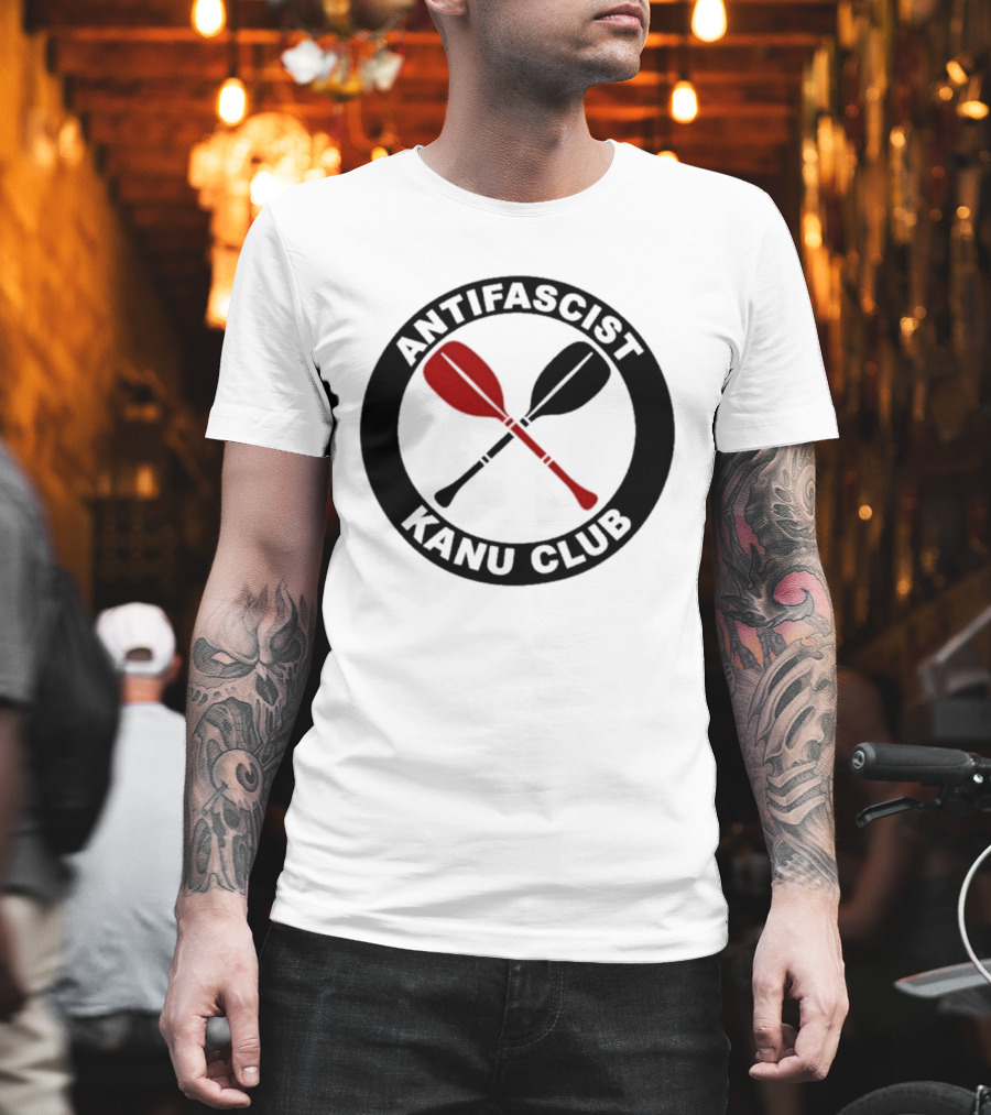 Antifascist Kanu Club Paddles T-Shirt
