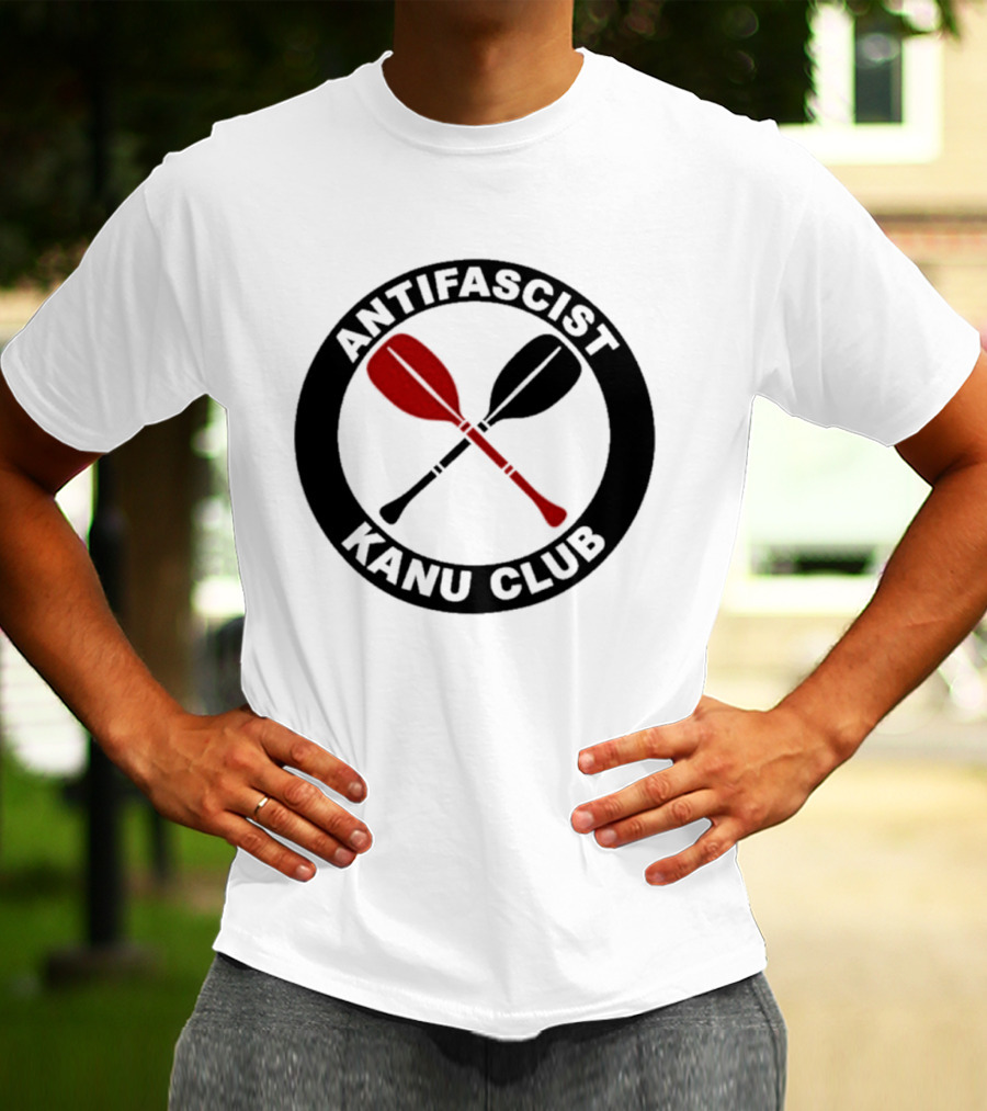 Antifascist Kanu Club Paddles T-Shirt