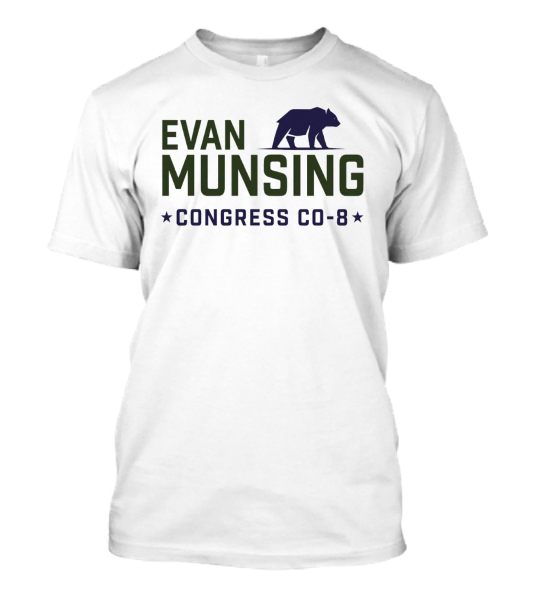 Evan Munsing Congress CO 8 Bear Symbol 2026 T-Shirt