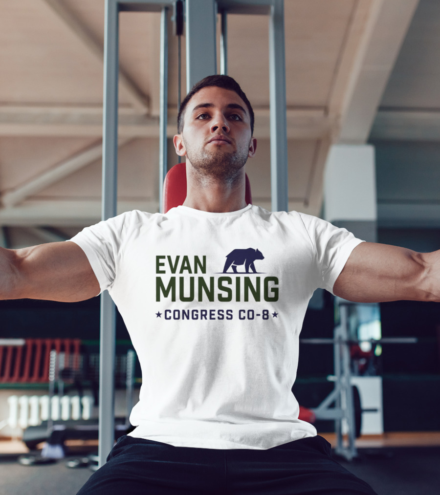 Evan Munsing Congress CO 8 Bear Symbol 2026 T-Shirt