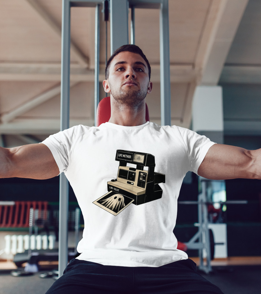 Life Method LM103T Ghost Polaroid Camera Instant Photography Film T-Shirt