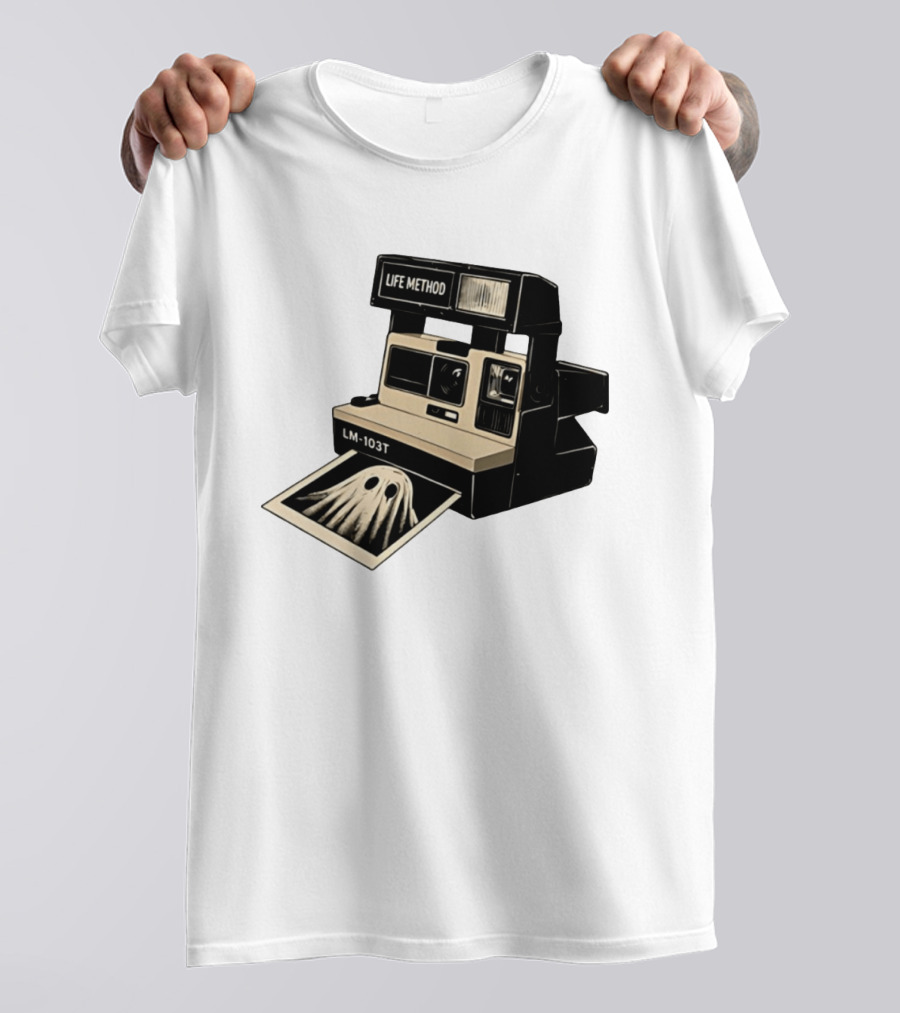 Life Method LM103T Ghost Polaroid Camera Instant Photography Film T-Shirt