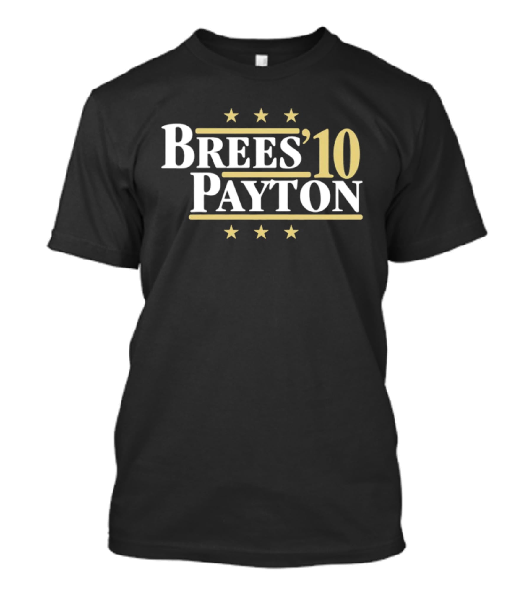 Brees Payton 10 New Orleans Saints Football Stars T-Shirt