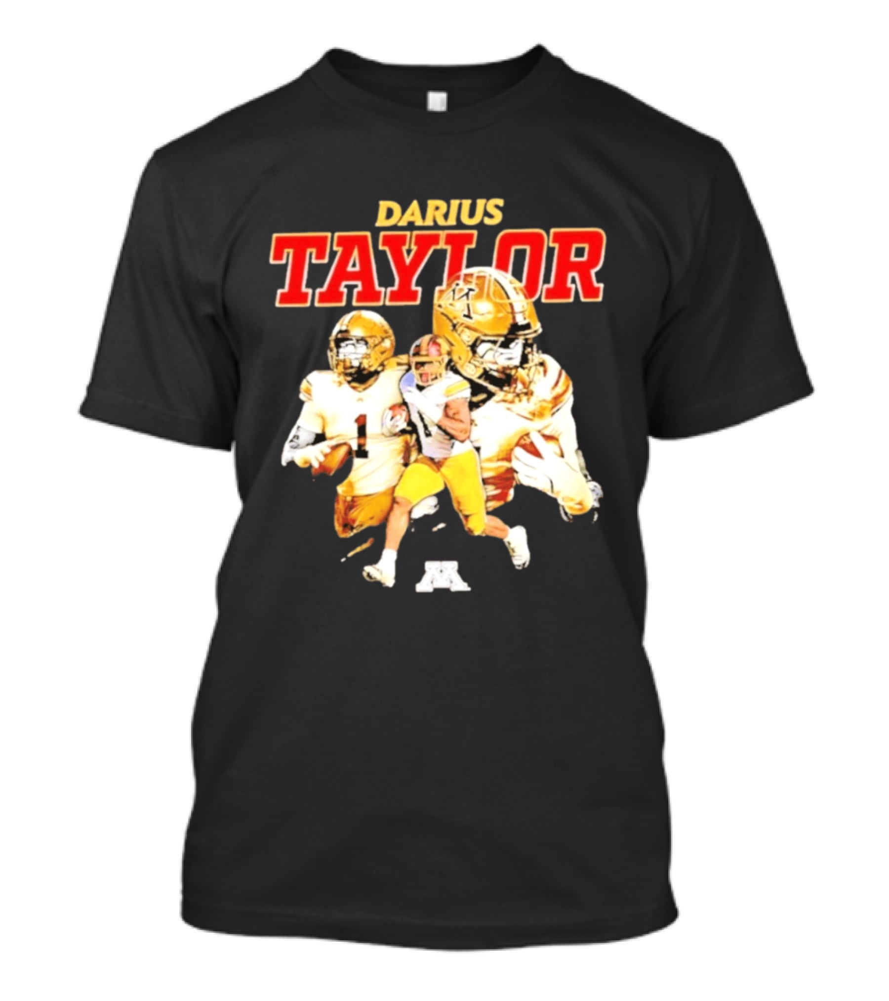 Darius Taylor Minnesota Golden Gophers Football Collage T-Shirt