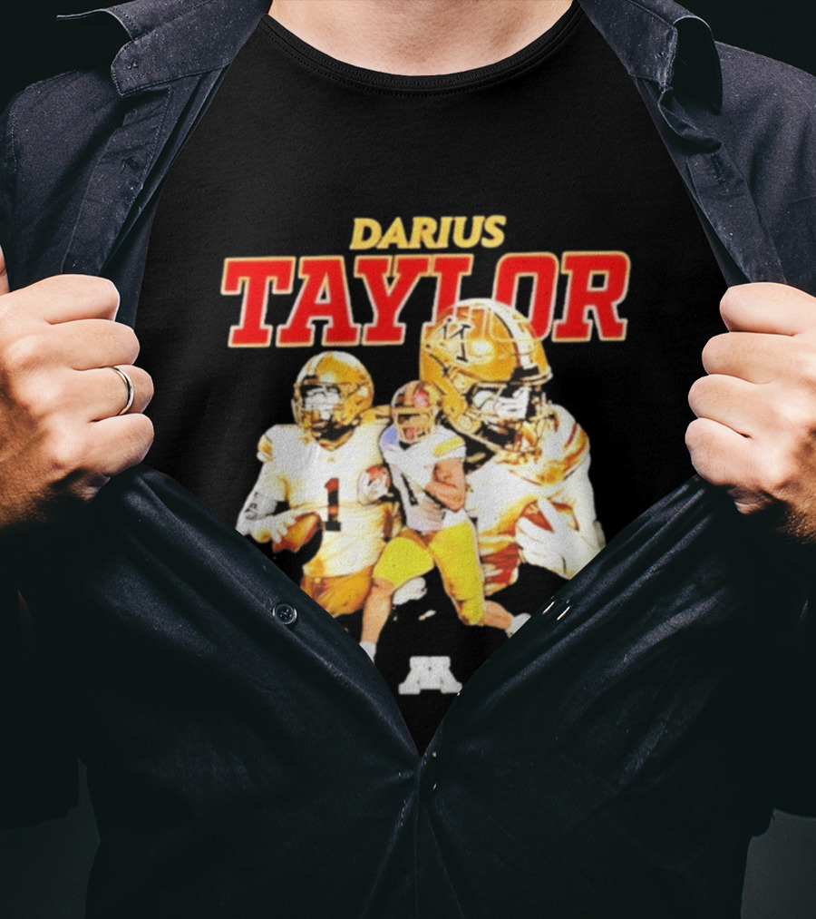 Darius Taylor Minnesota Golden Gophers Football Collage T-Shirt