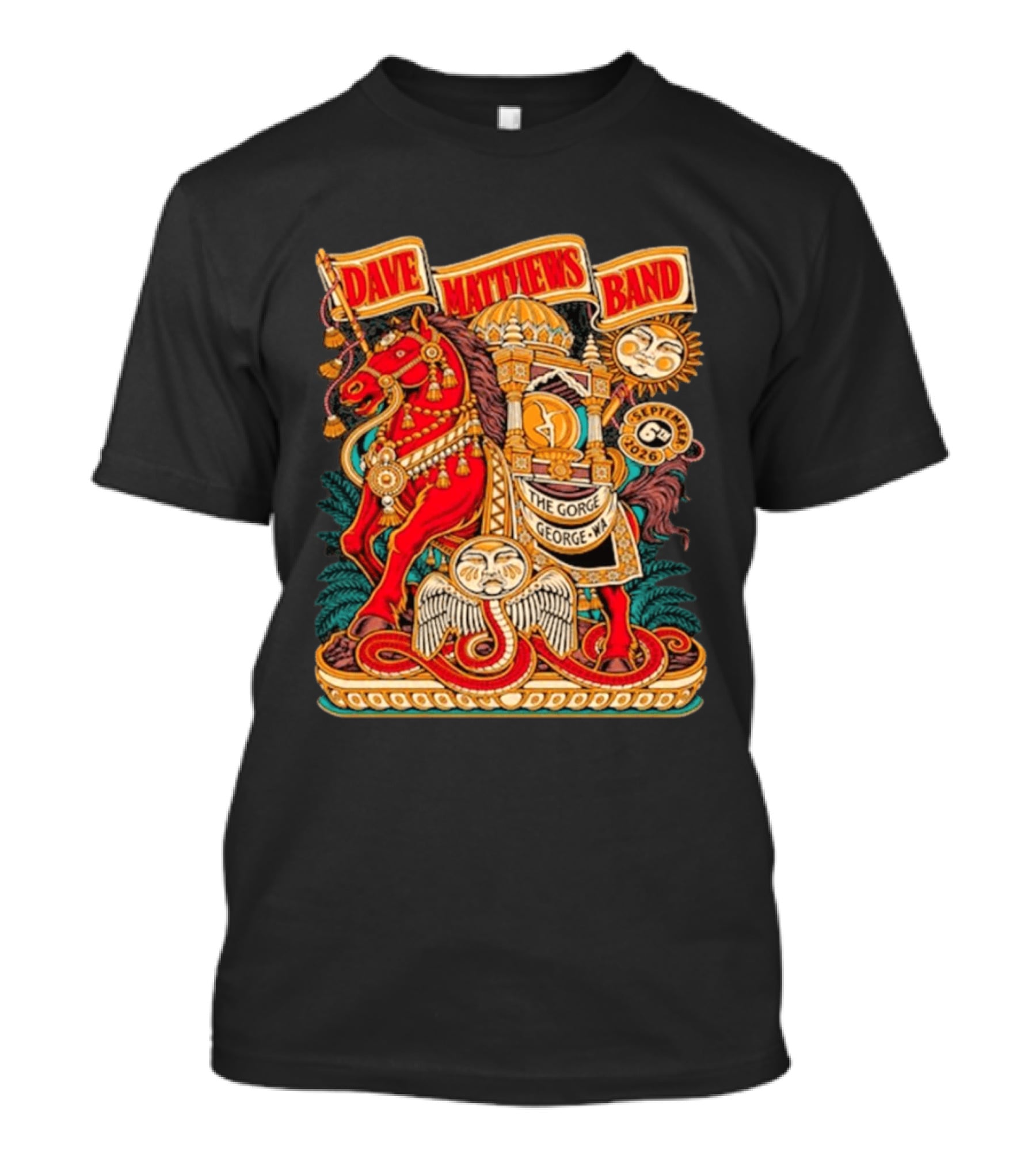 Dave Matthews Band The Gorge Amphitheatre George WA September 6th 2026 T-Shirt