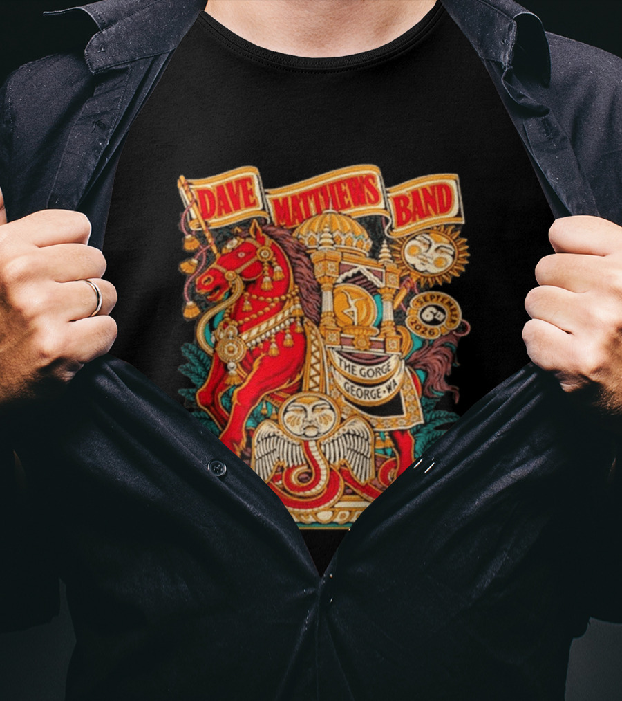 Dave Matthews Band The Gorge Amphitheatre George WA September 6th 2026 T-Shirt