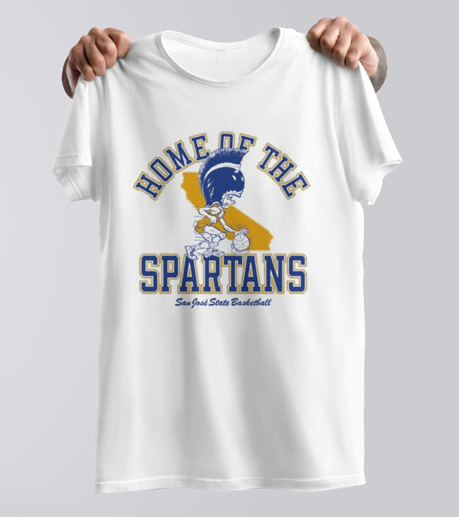 San Jose State Basketball Home Of The Spartans California T-Shirt