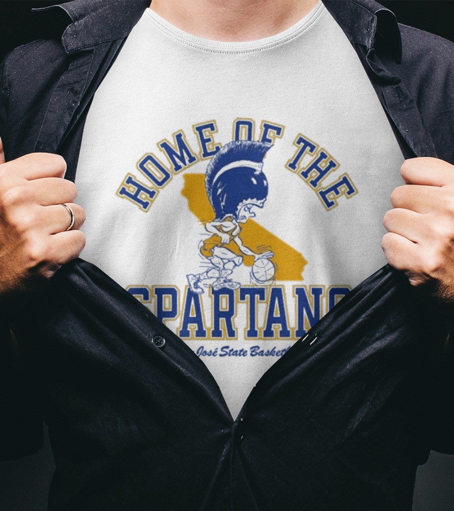 San Jose State Basketball Home Of The Spartans California T-Shirt