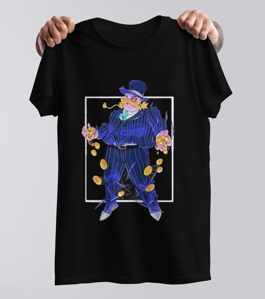 Dropout Mr Moneybags Top Hat Suit Coins September 2026 T-Shirt