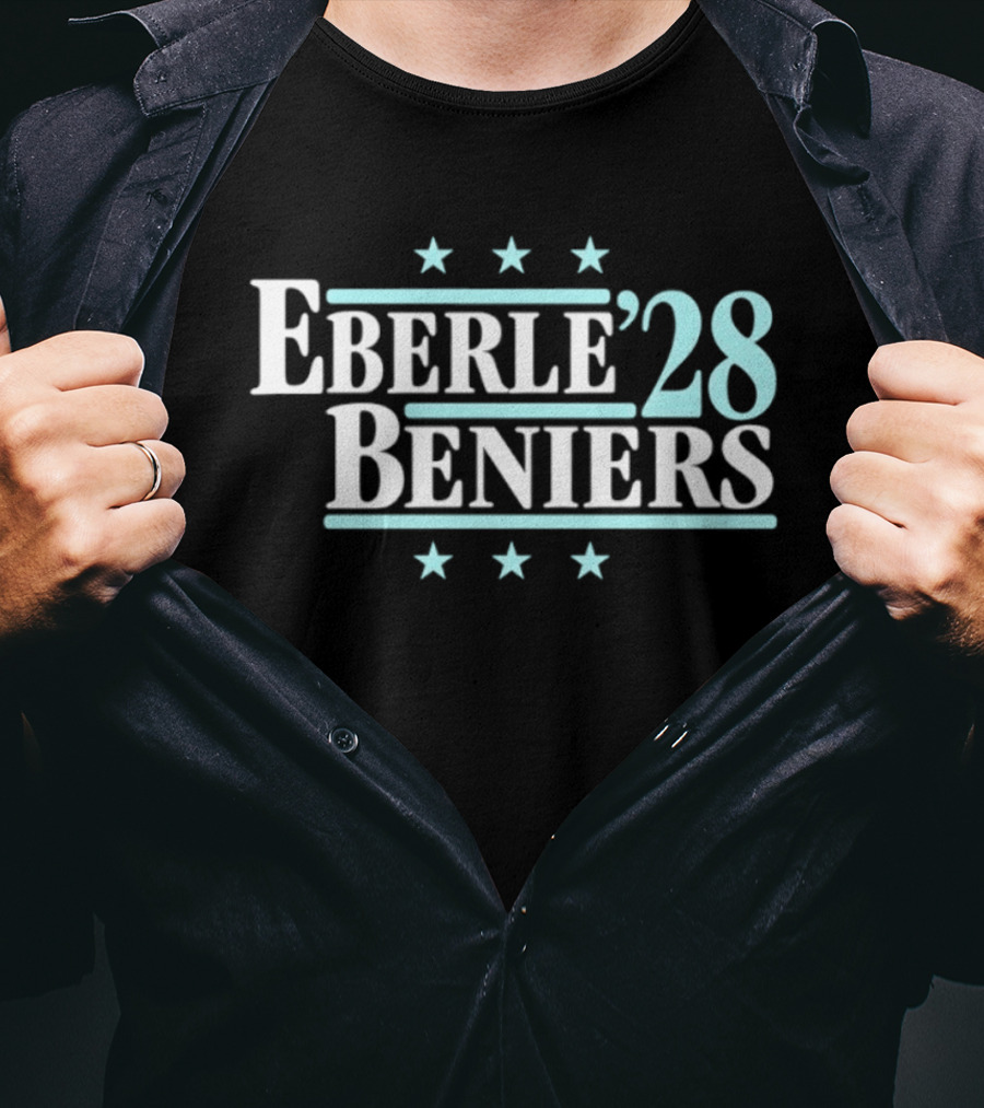 Eberle Beniers '28 Seattle Kraken NHL Hockey Stars T-Shirt