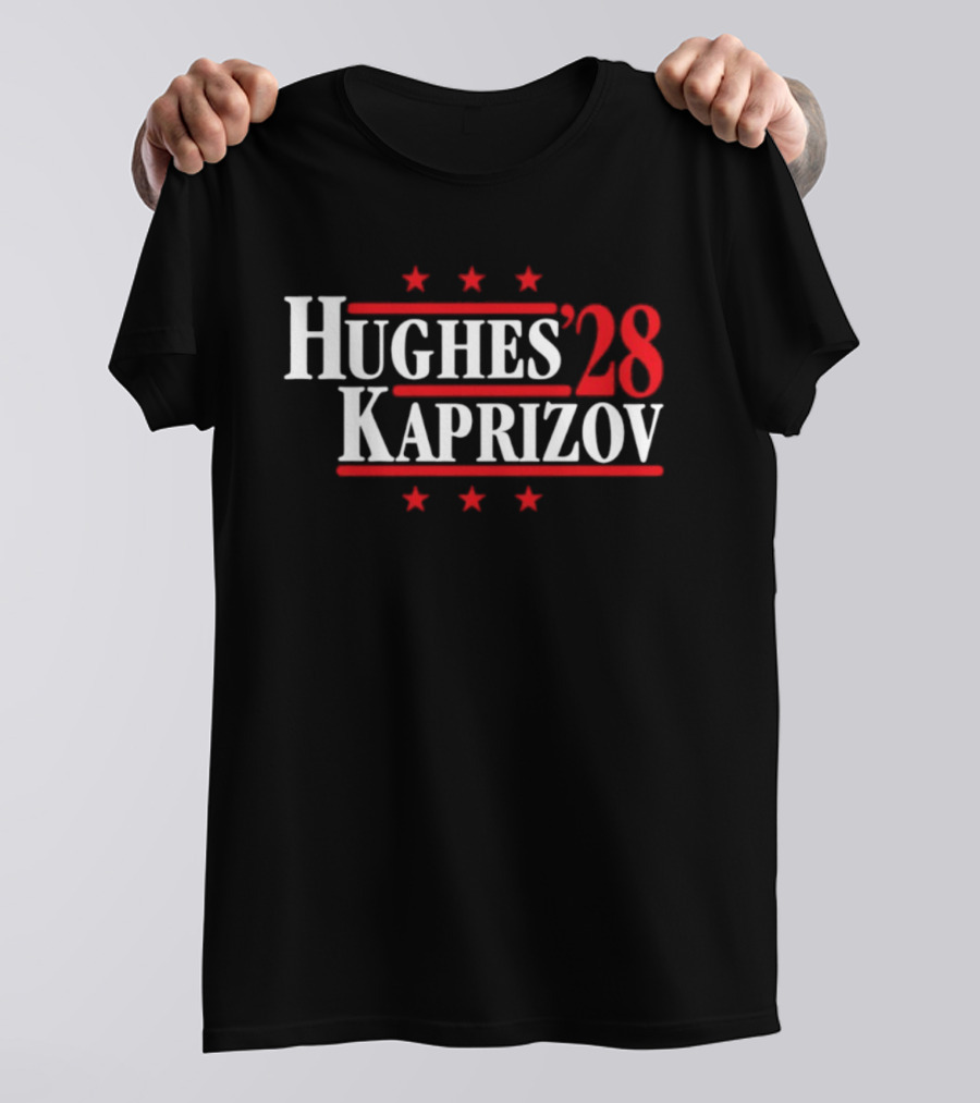 Hughes Kaprizov 28 Minnesota Wild NHL Hockey T-Shirt